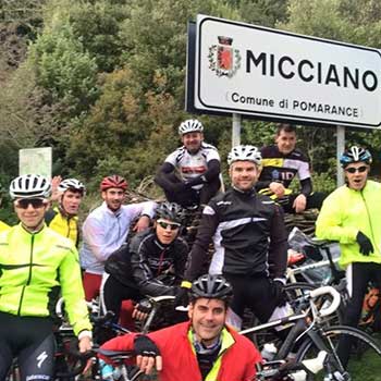 sortie à Micciano Vélo club Altkirch guide et accompagnateur