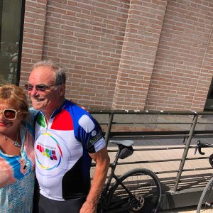 Bernard Hinault et Tonia Pantani