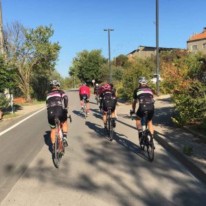 vélo sur route Casole d'Elsa