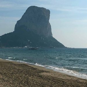 Ville De Calpe en Espagne Rocher Penon De Ifach