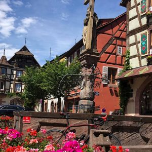 Kaysersberg fontaine de l'Empereur Constantin