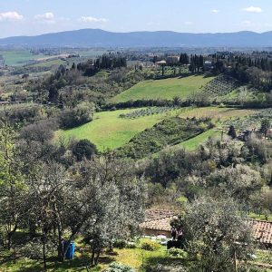 vallonnement de la région Toscane