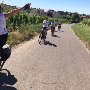 sur les routes d'Alsace en VAE
