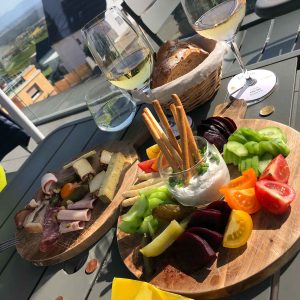 de Bâle à Strasbourg en vélo, exemple de déjeuner