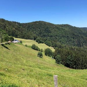 ferme auberge lors de la traversée du massif des Vosges
