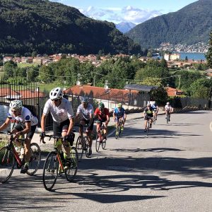 Montée sur les côtes du lac Lugano
