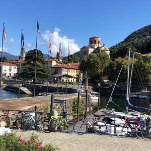 pause et traversée de Laveno