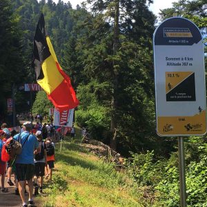 planche des Belles Filles sur la route du Tour de France